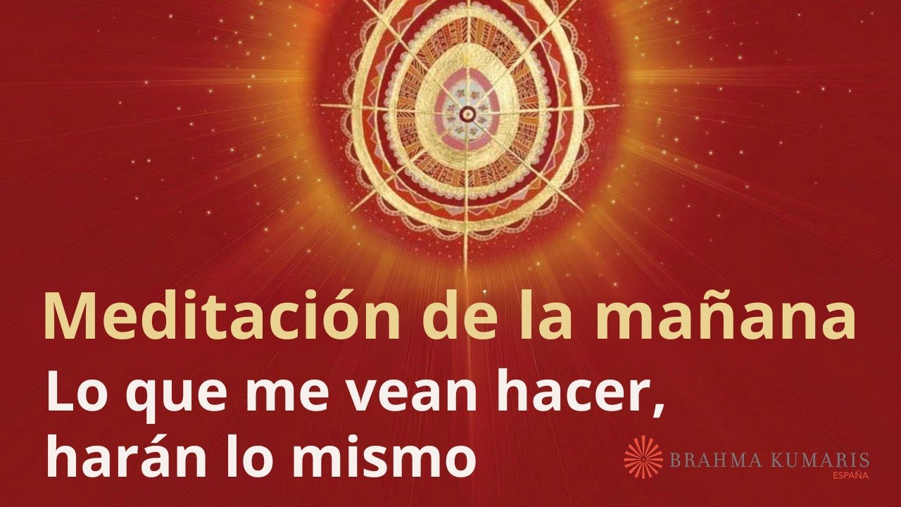 Meditación de la mañana:  Lo que me vean hacer, harán lo mismo , con José Mari Barrero (17 Enero 2026)
