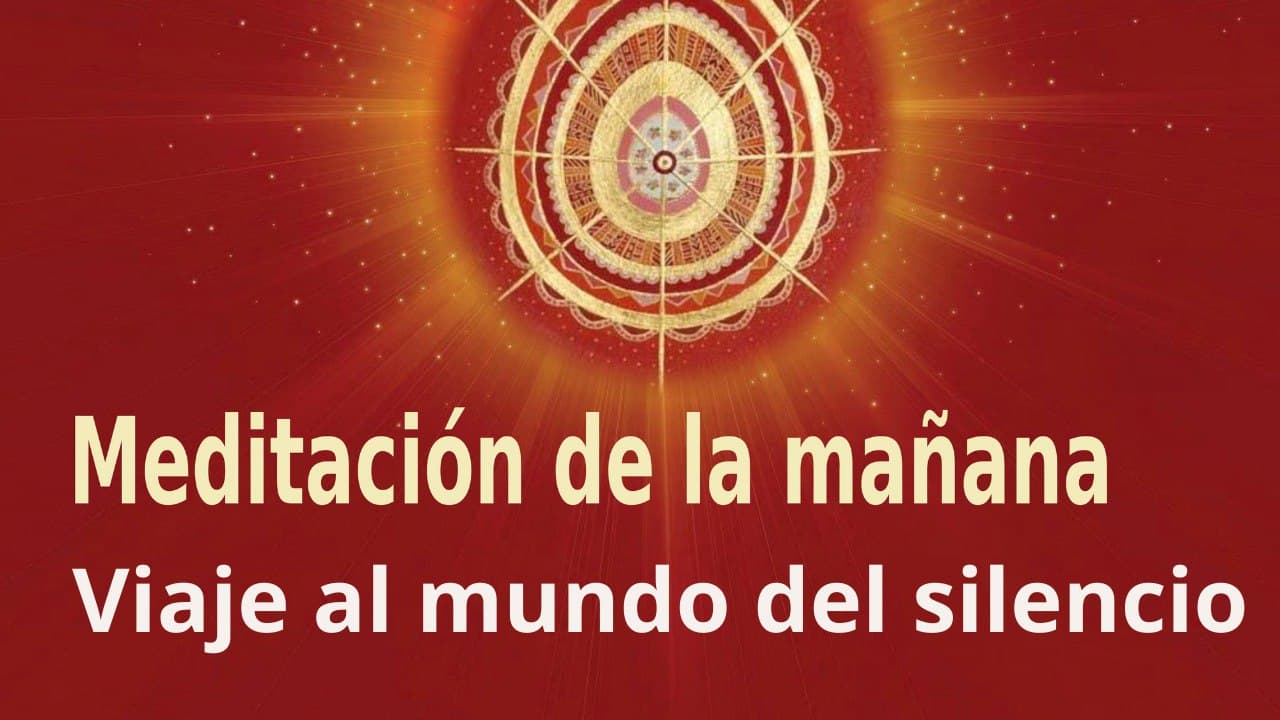 Meditación de la mañana:  Viaje al mundo del silencio , con Enrique Simó (14 Febrero 2022)
