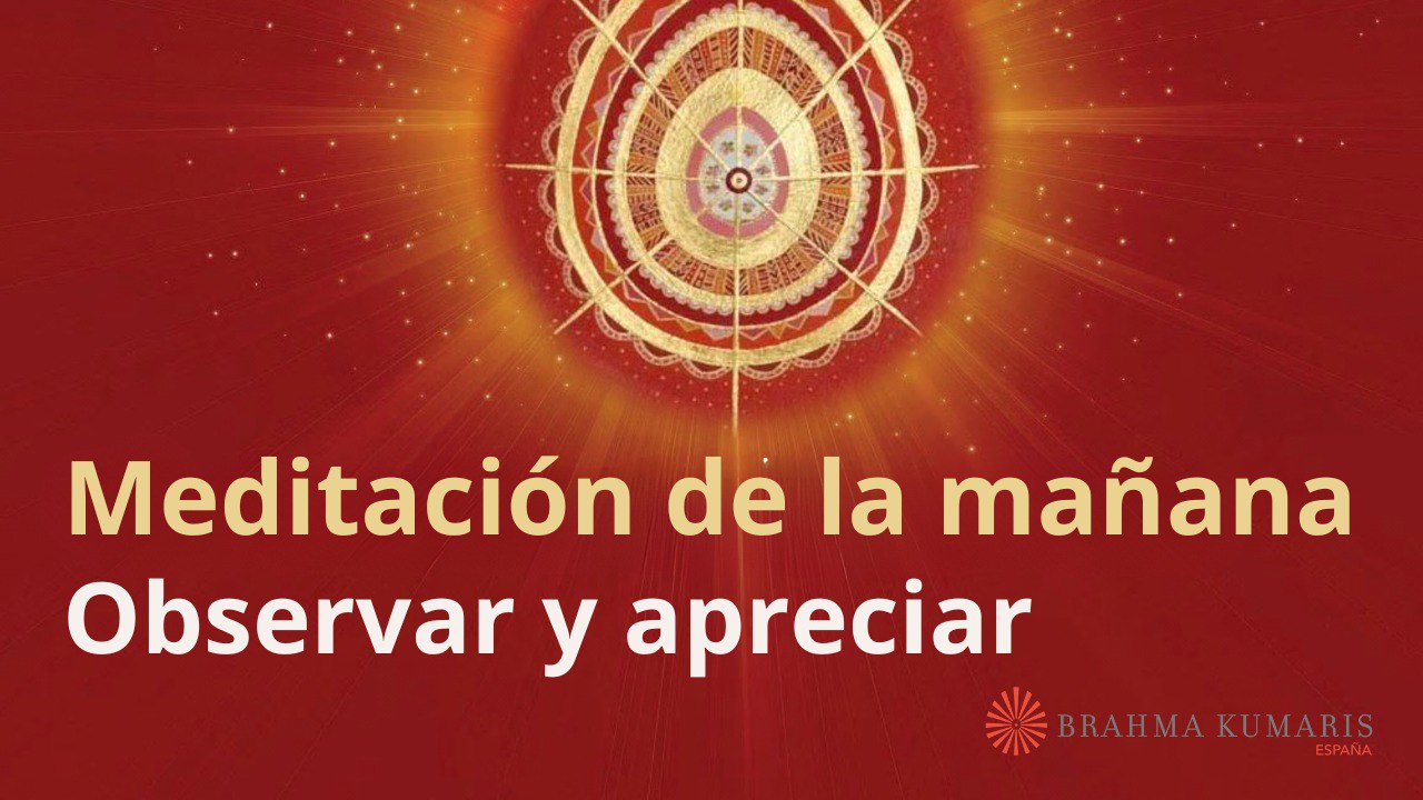 Meditación de la mañana:  Observar y apreciar, con José Mari Barrero (20 Enero 2024)