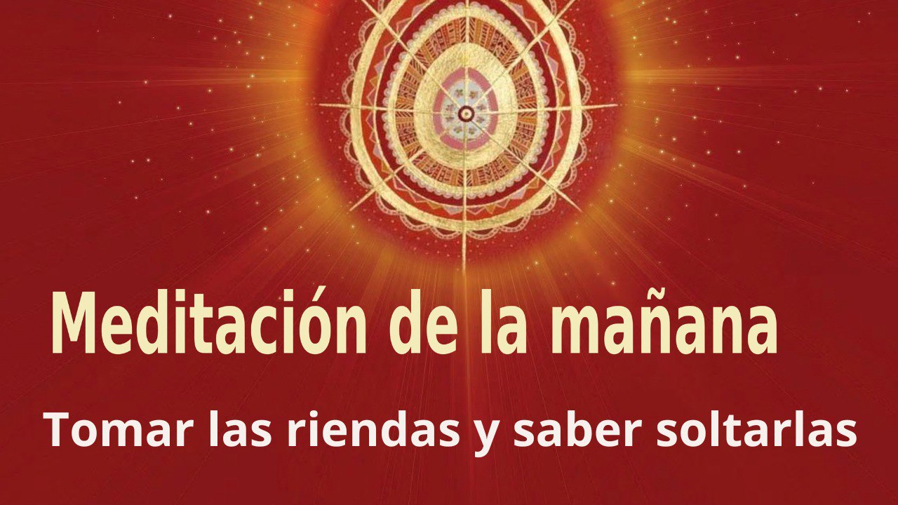 Meditación de la mañana:  Tomar las riendas y saber soltarlas , con Marta Matarín (10 Noviembre 2022)