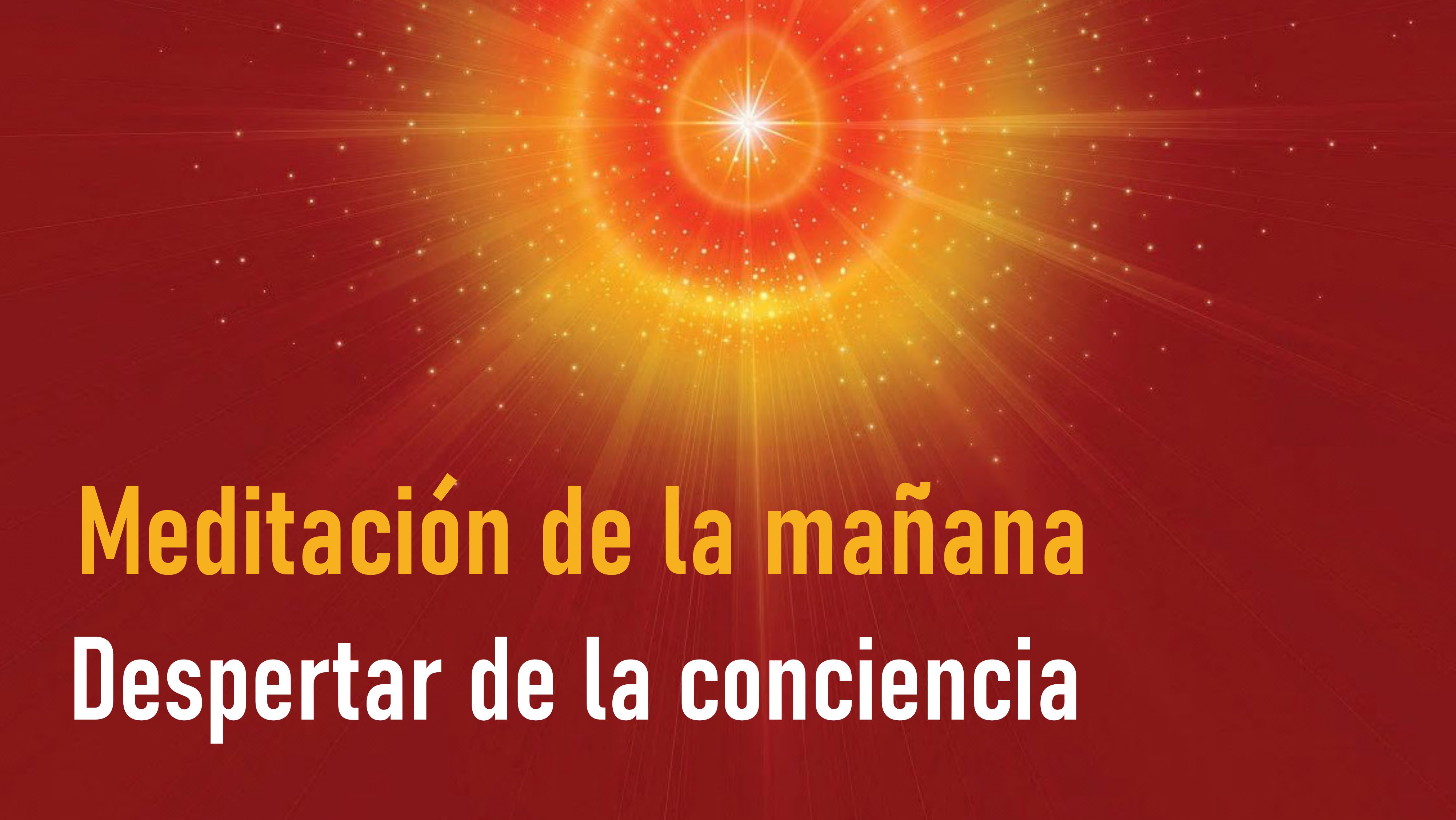 Meditación de la Mañana: Despertar de la conciencia  (11 Mayo 2020)