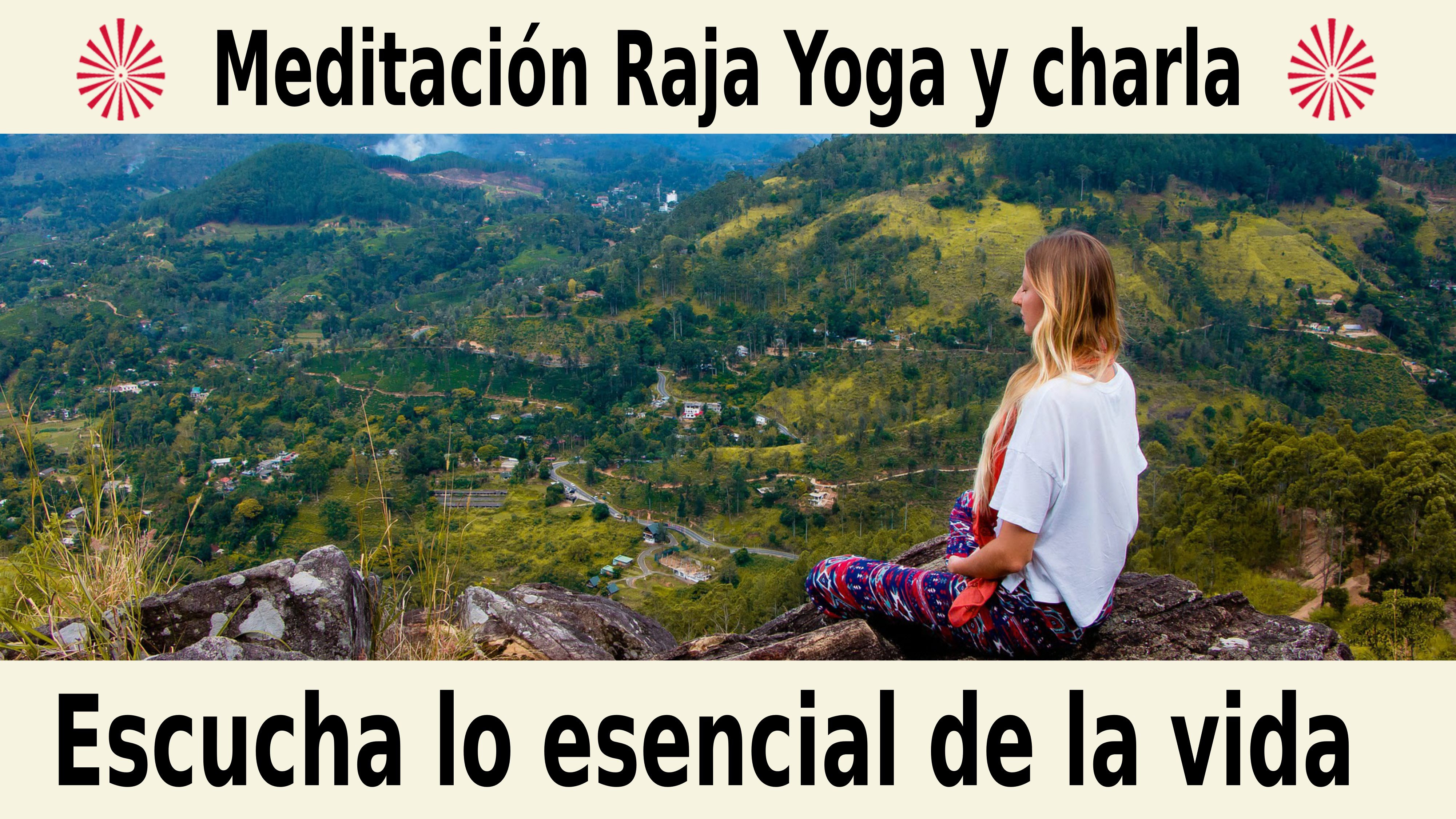 9 Diciembre 2020  Meditación guiada:  Escucha lo esencial de la vida