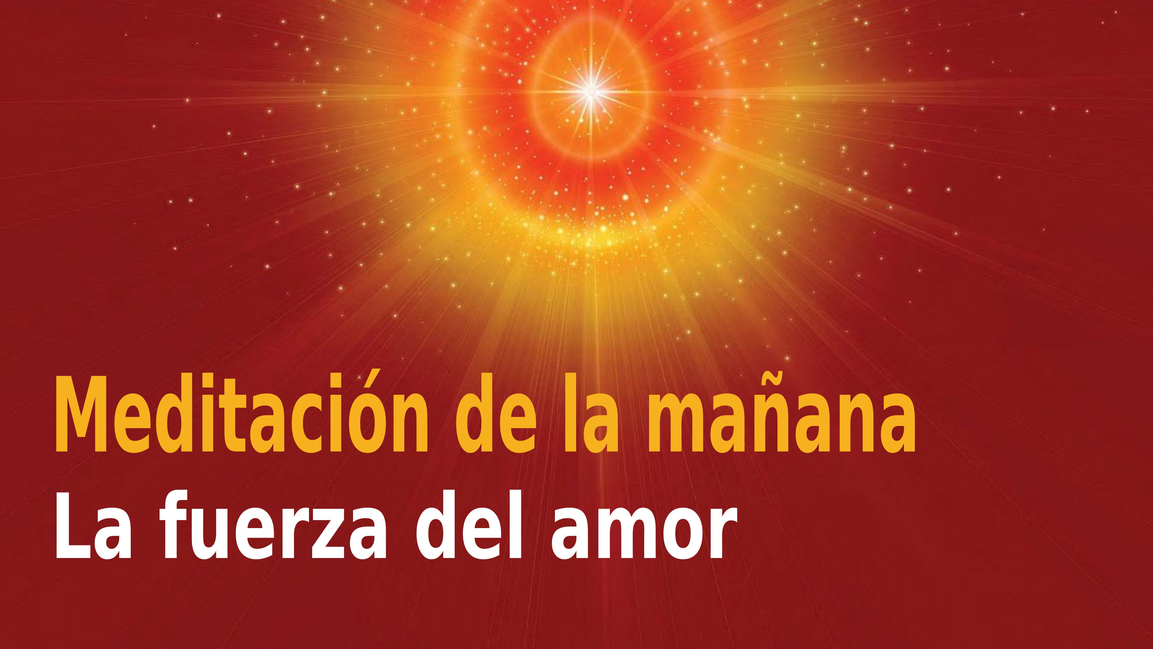 Meditación de la mañana Raja Yoga: La fuerza del amor (30 Octubre 2020)