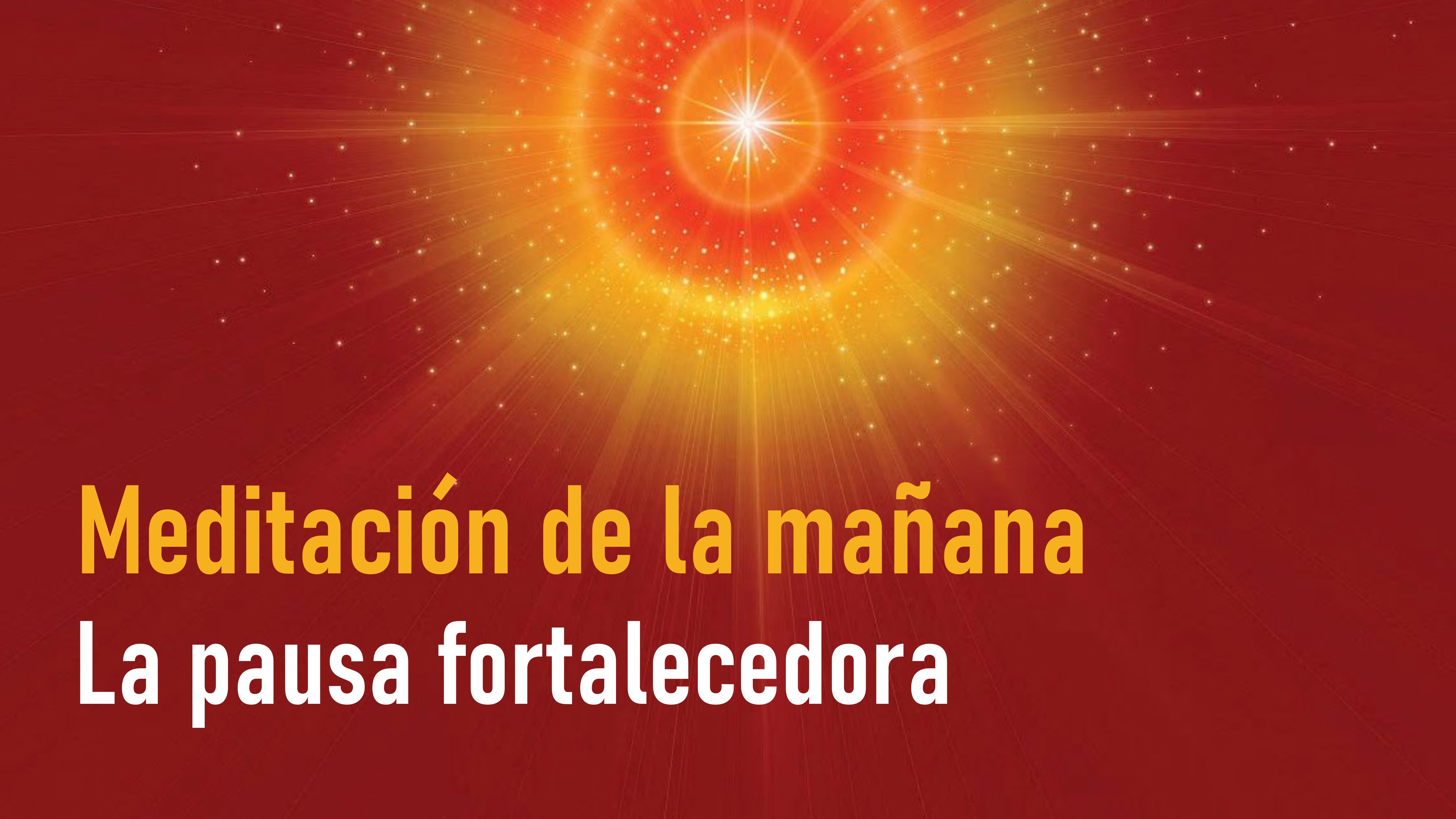 Meditación de la Mañana: La pausa fortalecedora (10 Junio 2020)