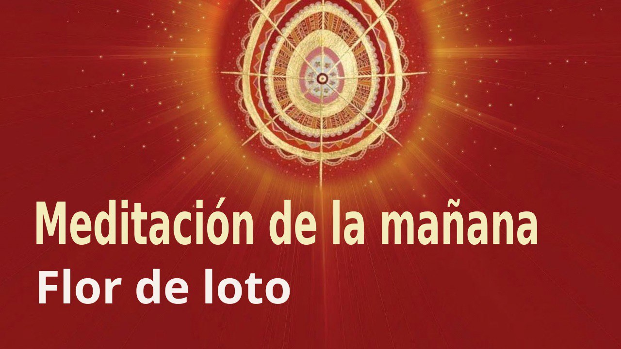 Meditación de la mañana:  Flor de loto , con Guillermo Simó (13 Marzo 2023)