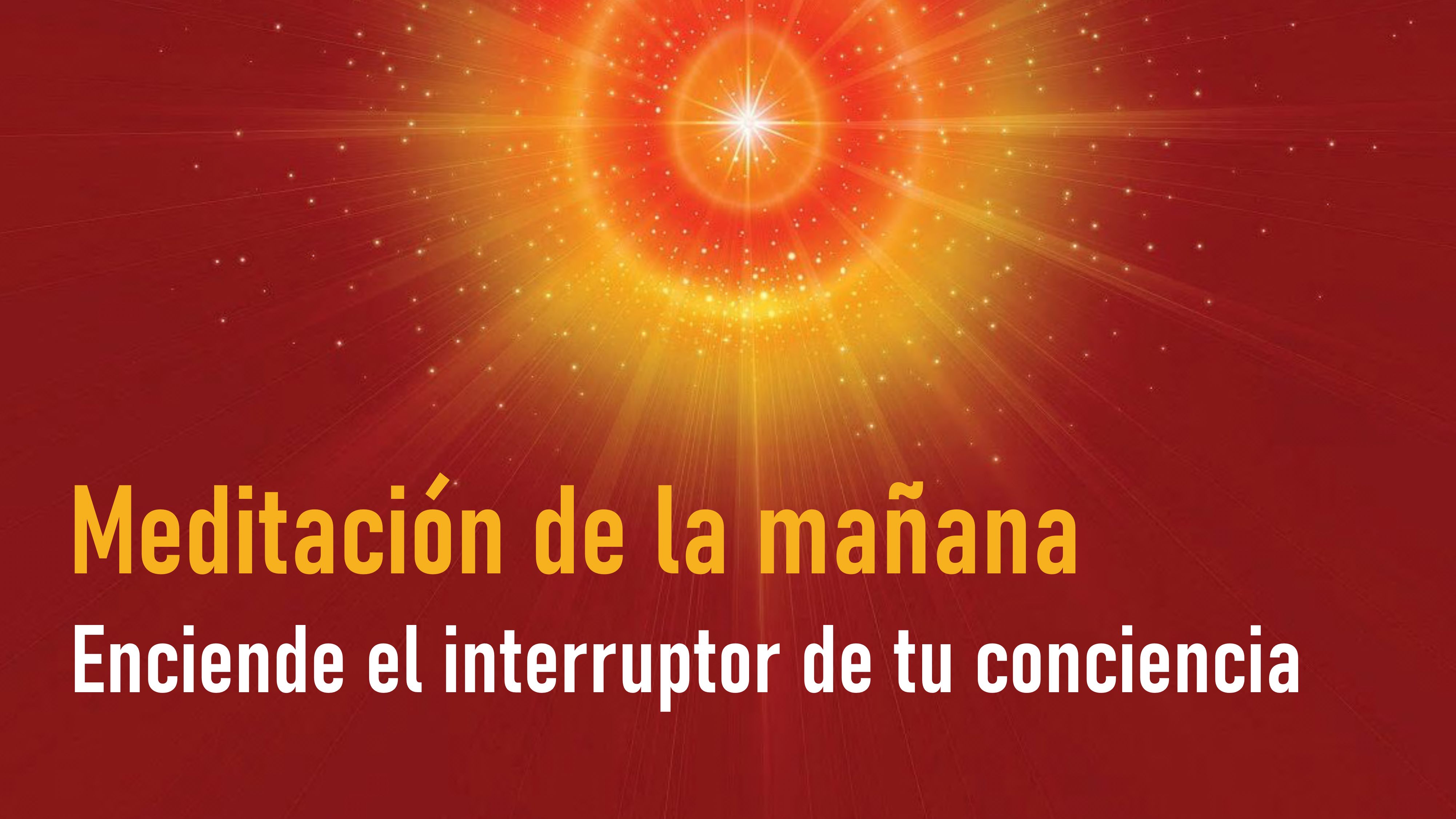 Meditación de la mañana: Enciende el interruptor de tu conciencia (17 Septiembre 2020)