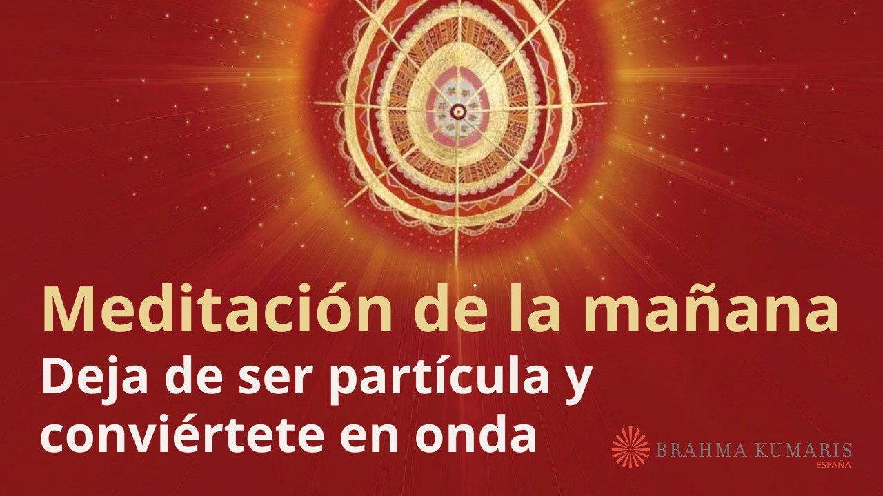 Meditación de la mañana:  Deja de ser partícula y conviértete en onda, por Enrique Simó (2 Enero 2024)