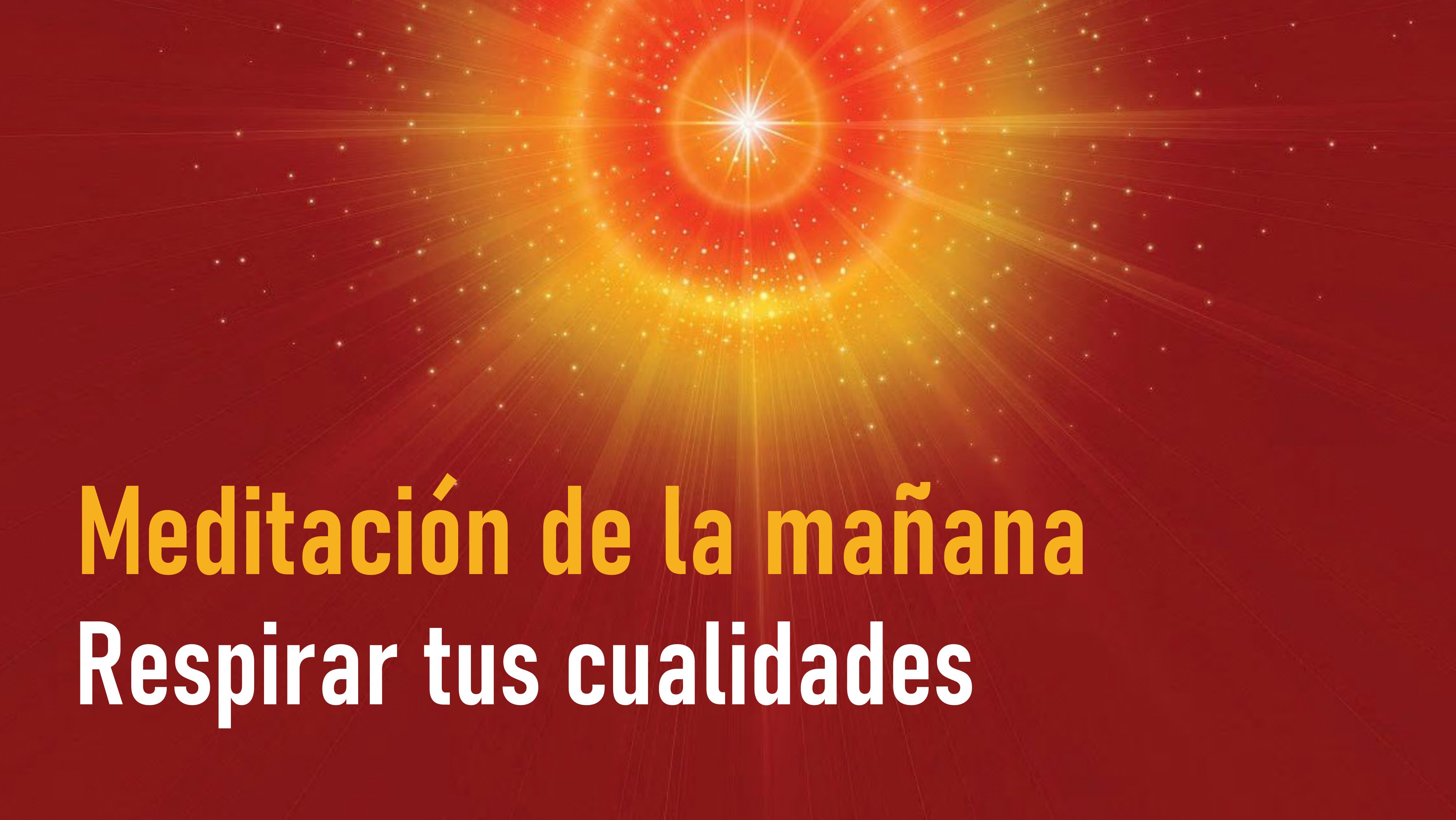 Meditación de la Mañana: Respirar tus cualidades (29 Junio 2020)