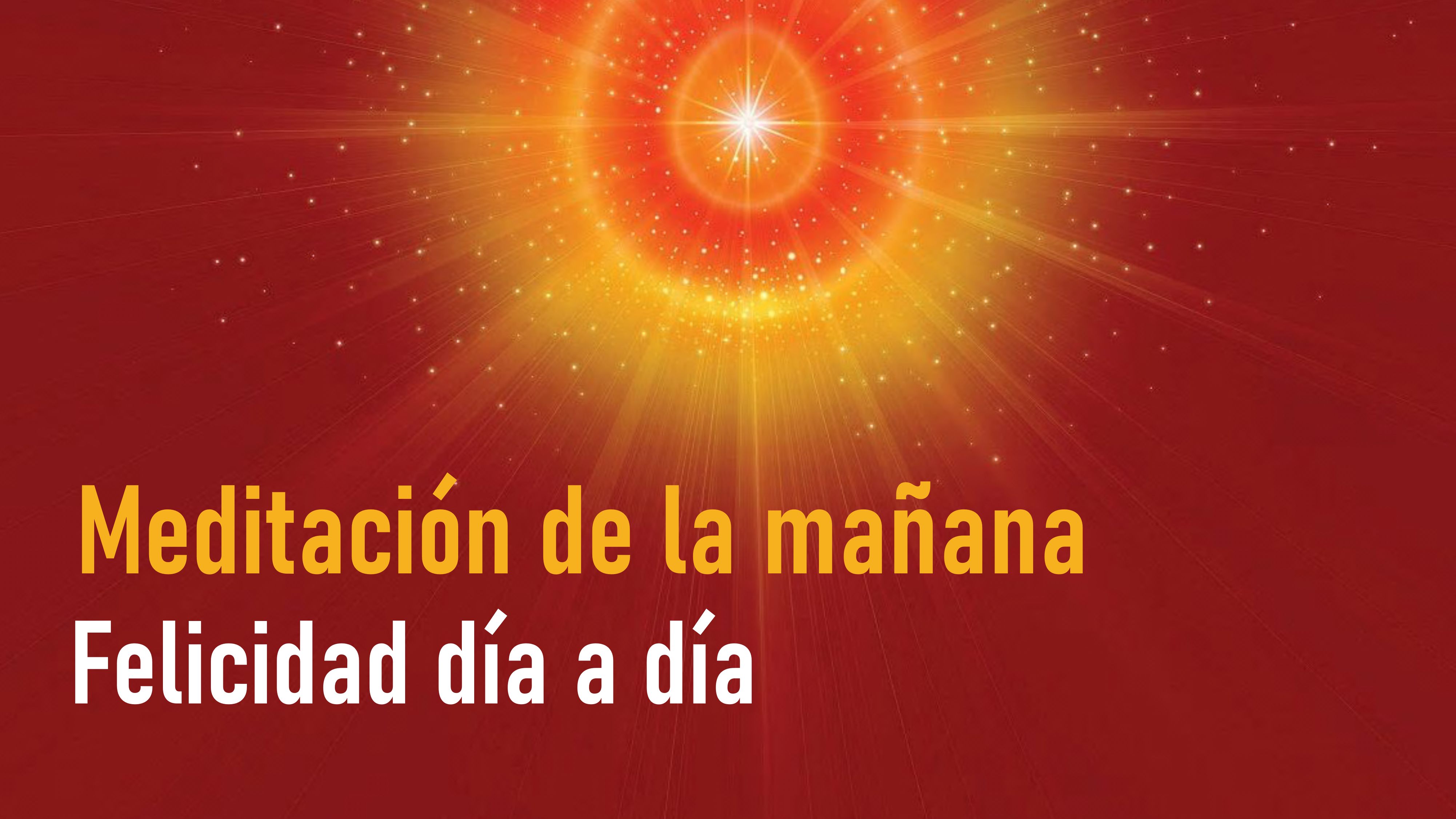 Meditación de la Mañana: Felicidad día a día (24 Junio 2020)