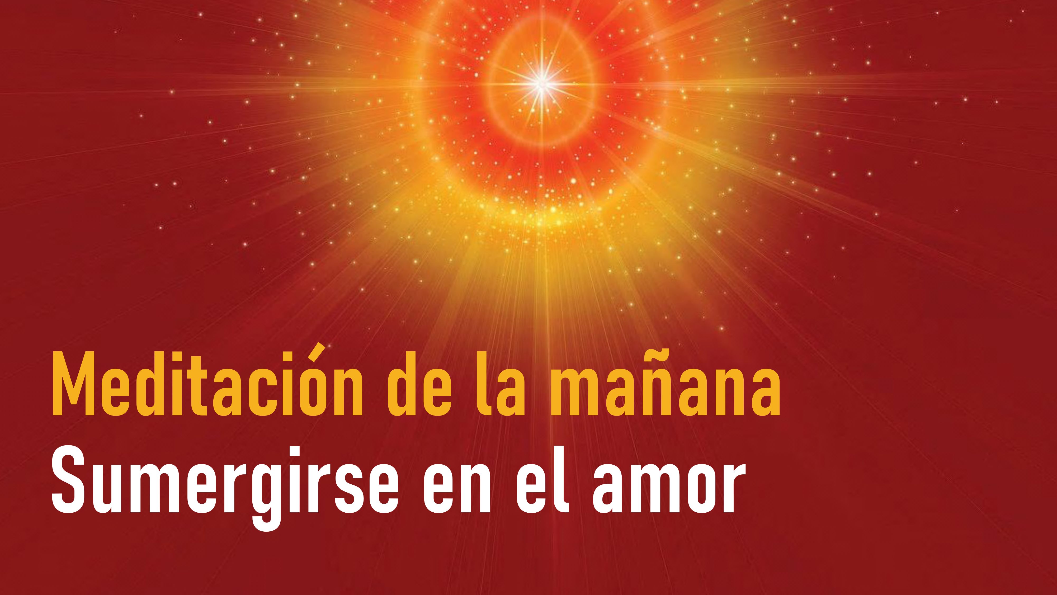 Meditación de la mañana: Sumergirse en el amor (24 Septiembre 2020)