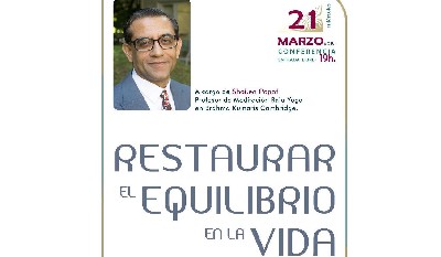 Restaurar el equilibrio en la vida (21 Marzo 2018) En Barcelona