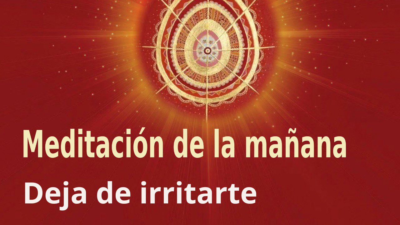 Meditación de la mañana  Deja de irritarte , con Enrique Simó (10 Enero 2023)