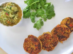 Thai Tempeh Patties with Cucumber Relish