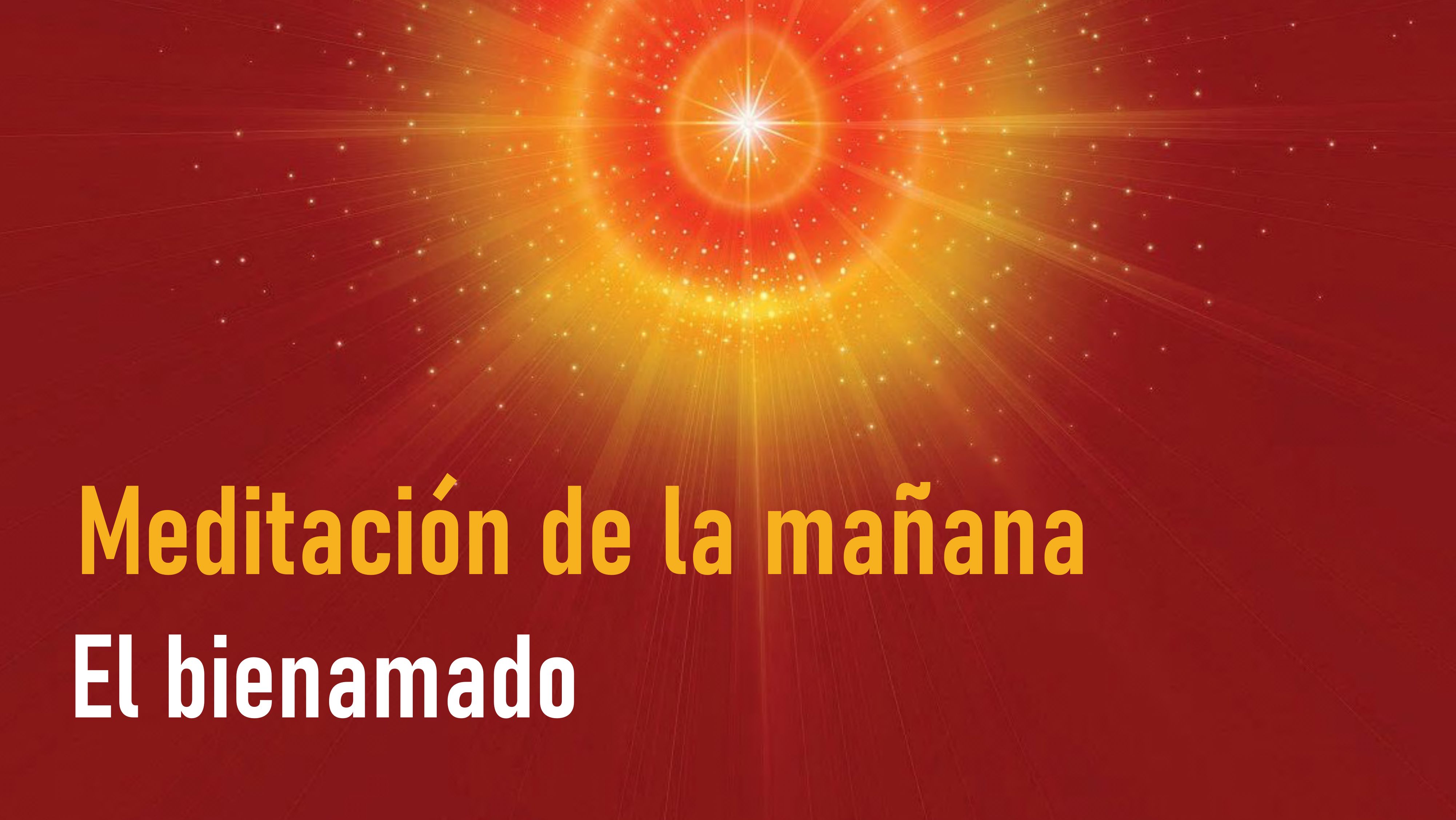 Meditación de la mañana: El Bienamado  (1 Agosto 2020)