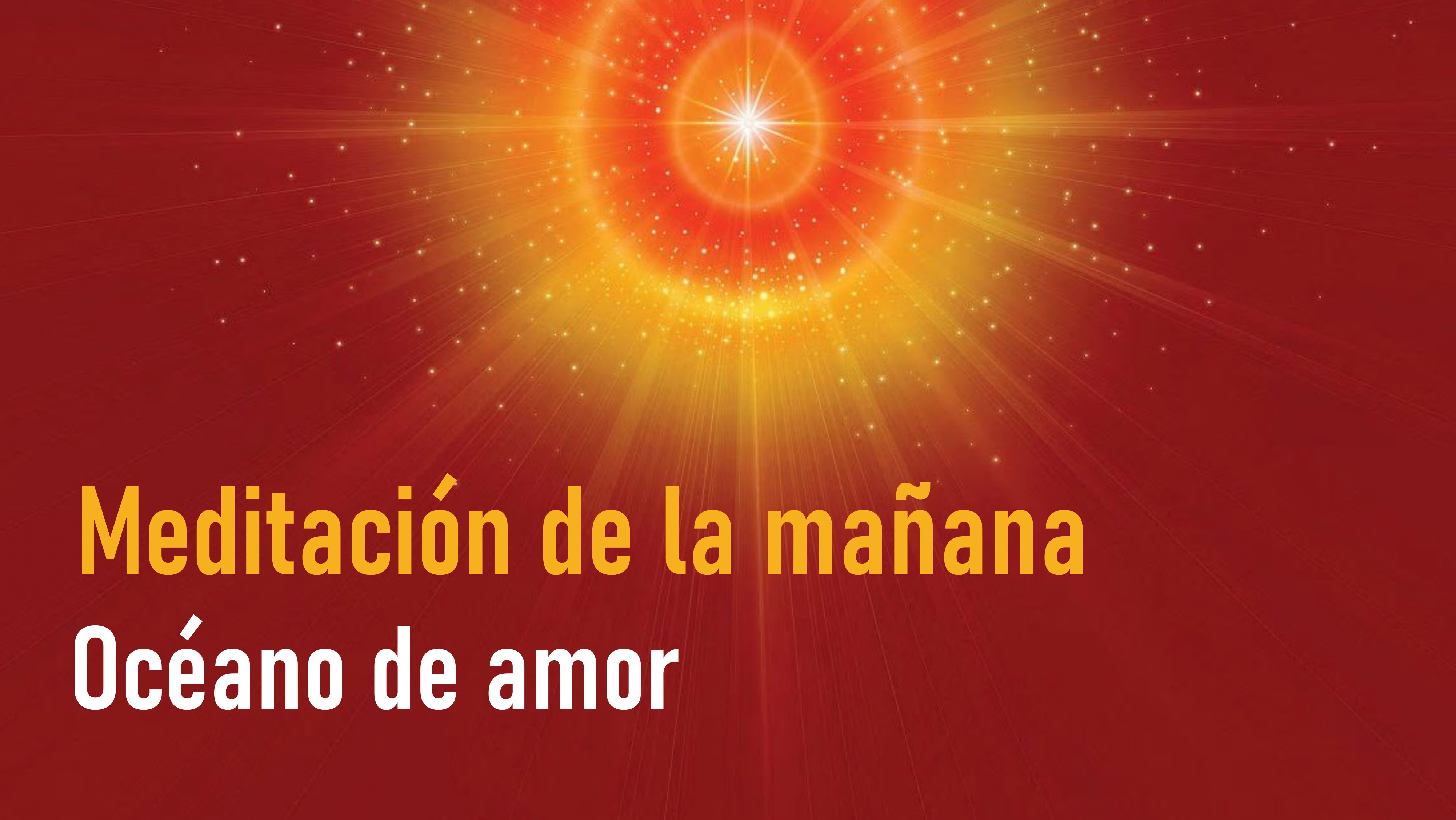 Meditación de la Mañana: Océano de amor (30 Junio 2020)