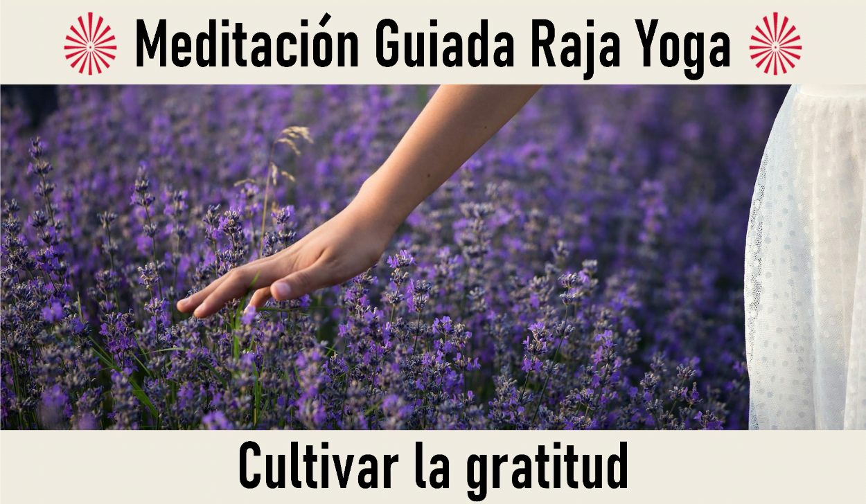 Charla y Meditación.Meditación Raja Yoga: Cultivar la Gratitud (3 Mayo 2020) On-line desde Valencia