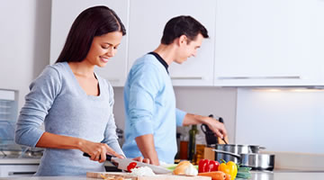 Preparing food peacefully